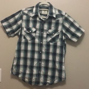 Urban Pipeline Mens Plaid Button Down Shirt